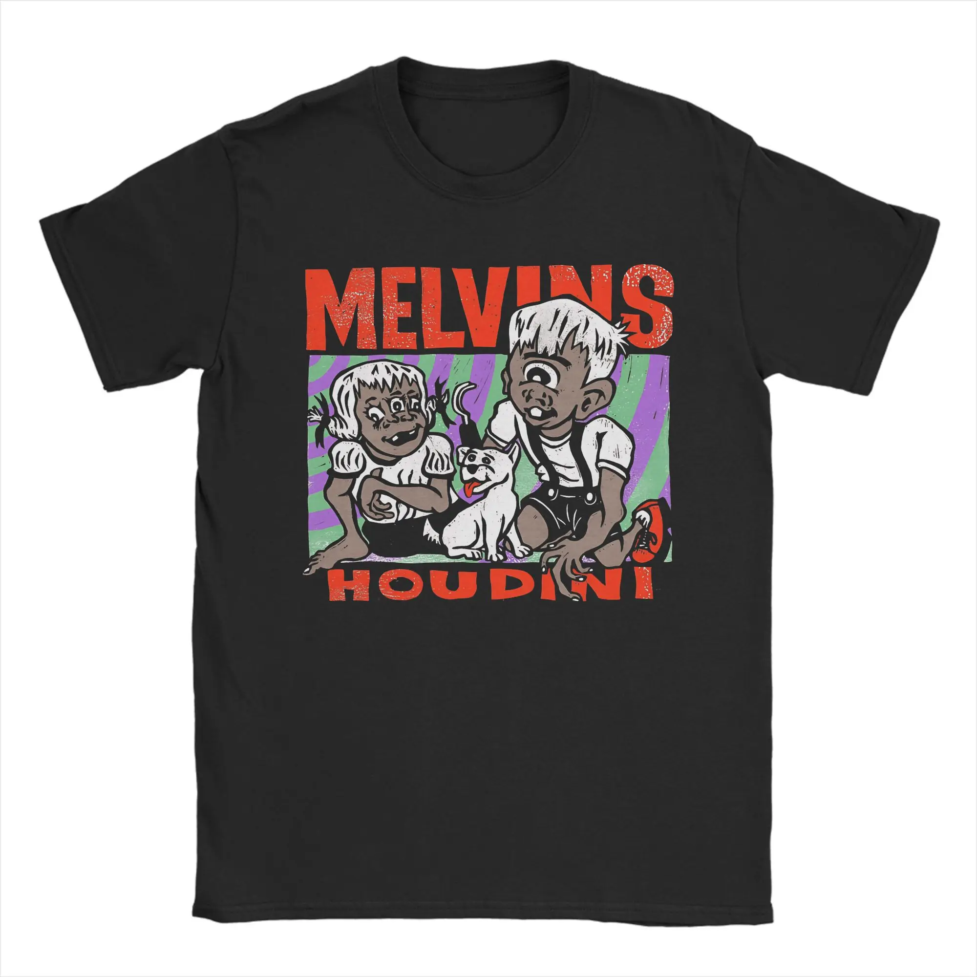 Band Melvins Men T Shirts Vintage Tees Short Sleeve O Neck T-Shirt Cotton New Arrival Tops