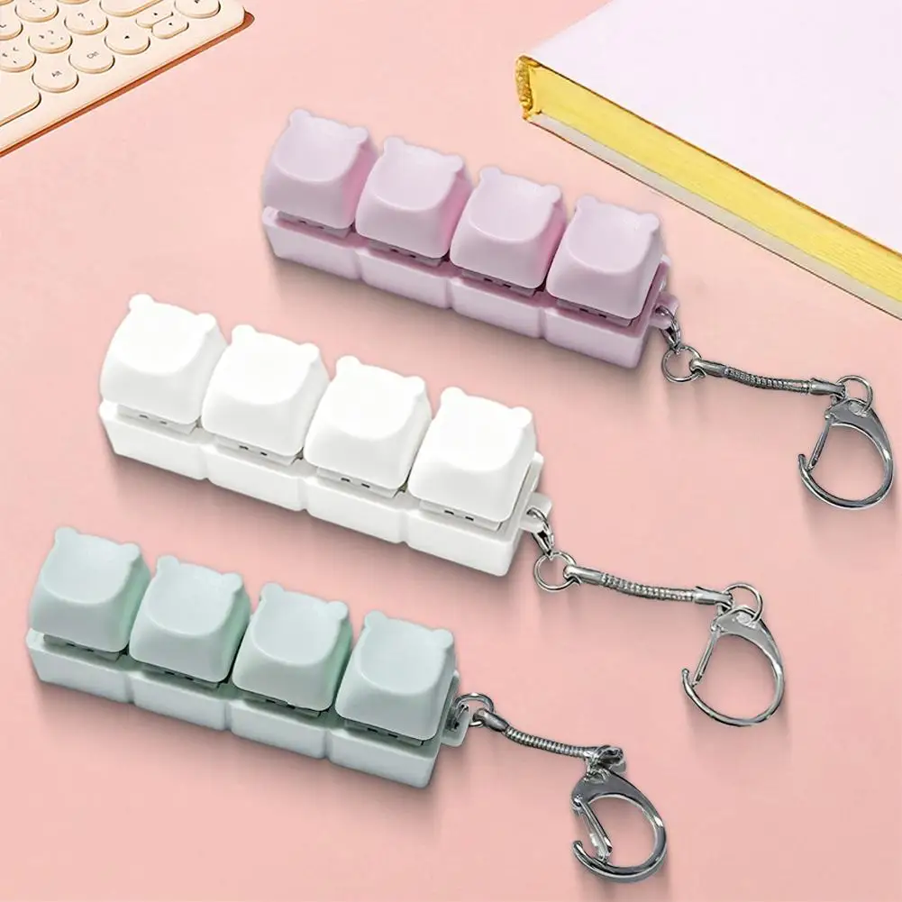 4 مفاتيح على شكل قلب زر الإصبع مكافحة الإجهاد اللعب لوحة المفاتيح أغطية المفاتيح مكتب الضغط تهدئة المفاتيح هدايا للبالغين #6