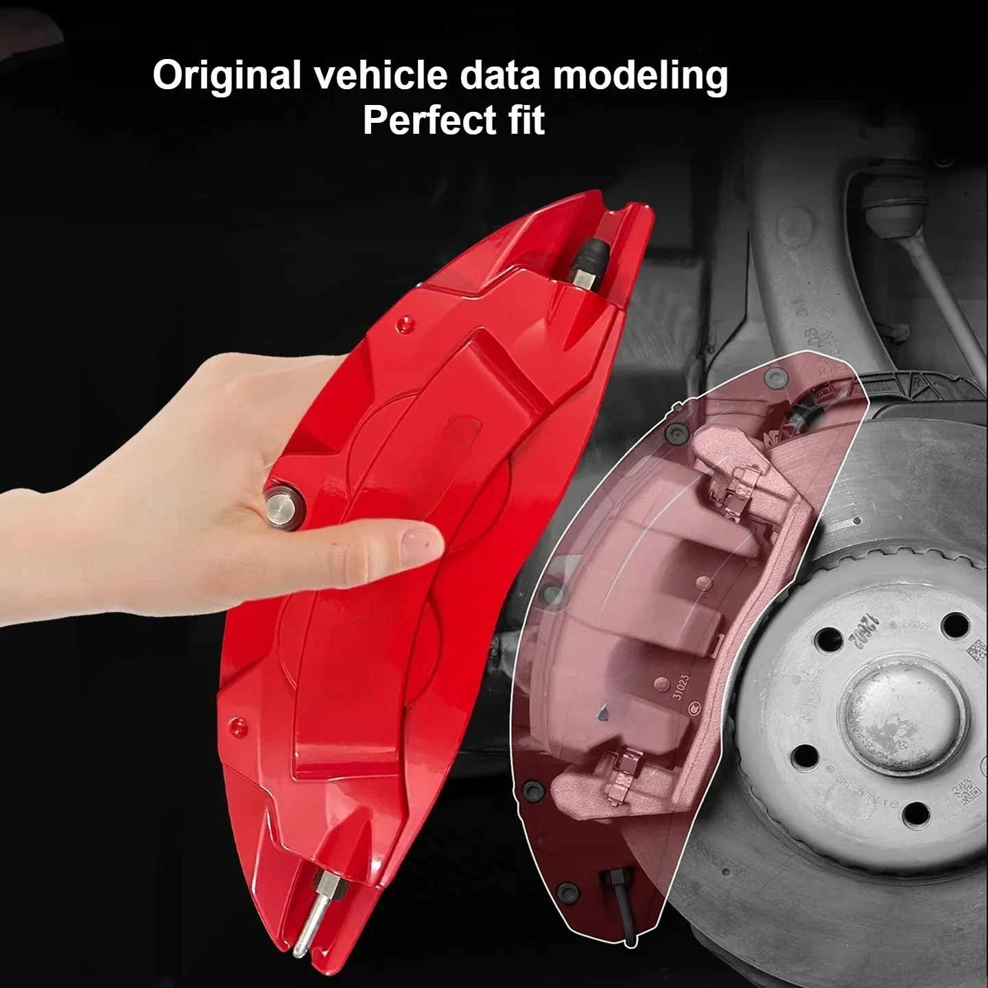 Aluminum Alloy Car Brake Caliper Cover For Toyota RAV4 2026 Innova Zenix ZXO Front Rear Wheel Hub Caliper Shell Protector Mod