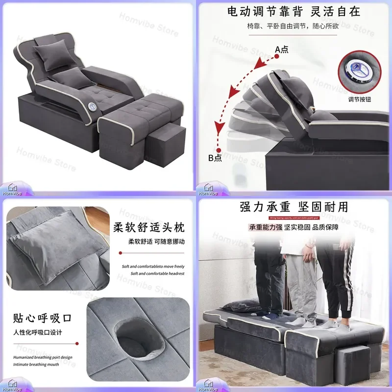 Massage Chair Full Body Recliner Zero Gravity Sofa with Foot Massager Home Furniture Spa Bath Center Relaxation Seat