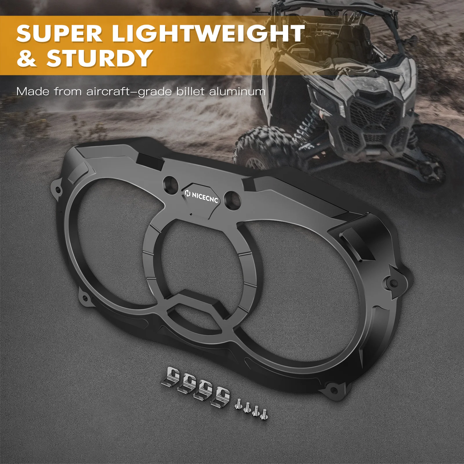 For Can-Am Maverick X3 R RR Turbo MAX 2017-2019 2018 Dashboard Panel Protector UTV Dash Bezel Cover Guard Aluminum Accessories