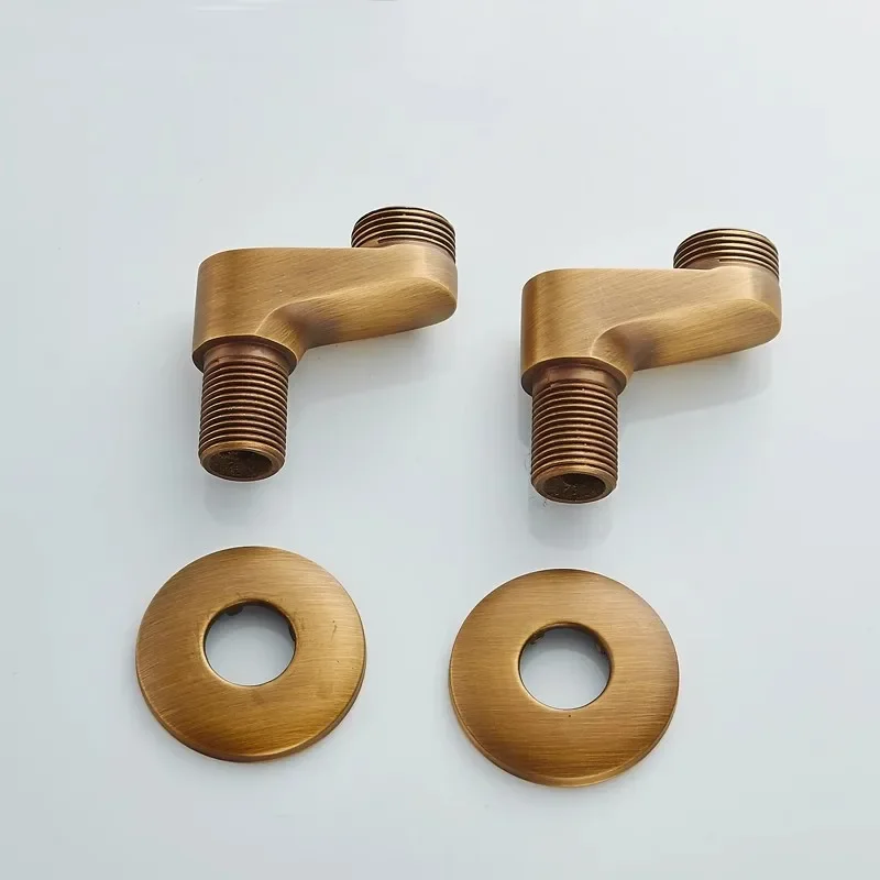 

Антикварные детали для установки смесителя для душа в ванной комнате, висячие латунные черные или хромированные аксессуары для смесителей