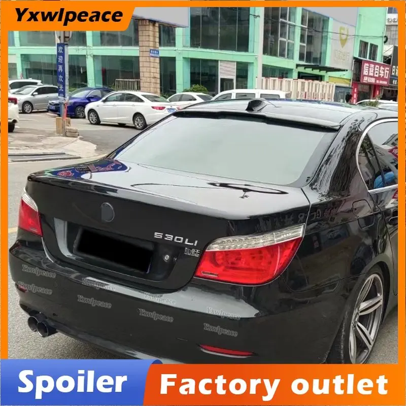 

For BMW 5 Series E60 Roof Spoiler 520i 528i 535i 530i 525i ABS Plastic Primer Color Rear Window Roof Spoiler Wing 2005-2009