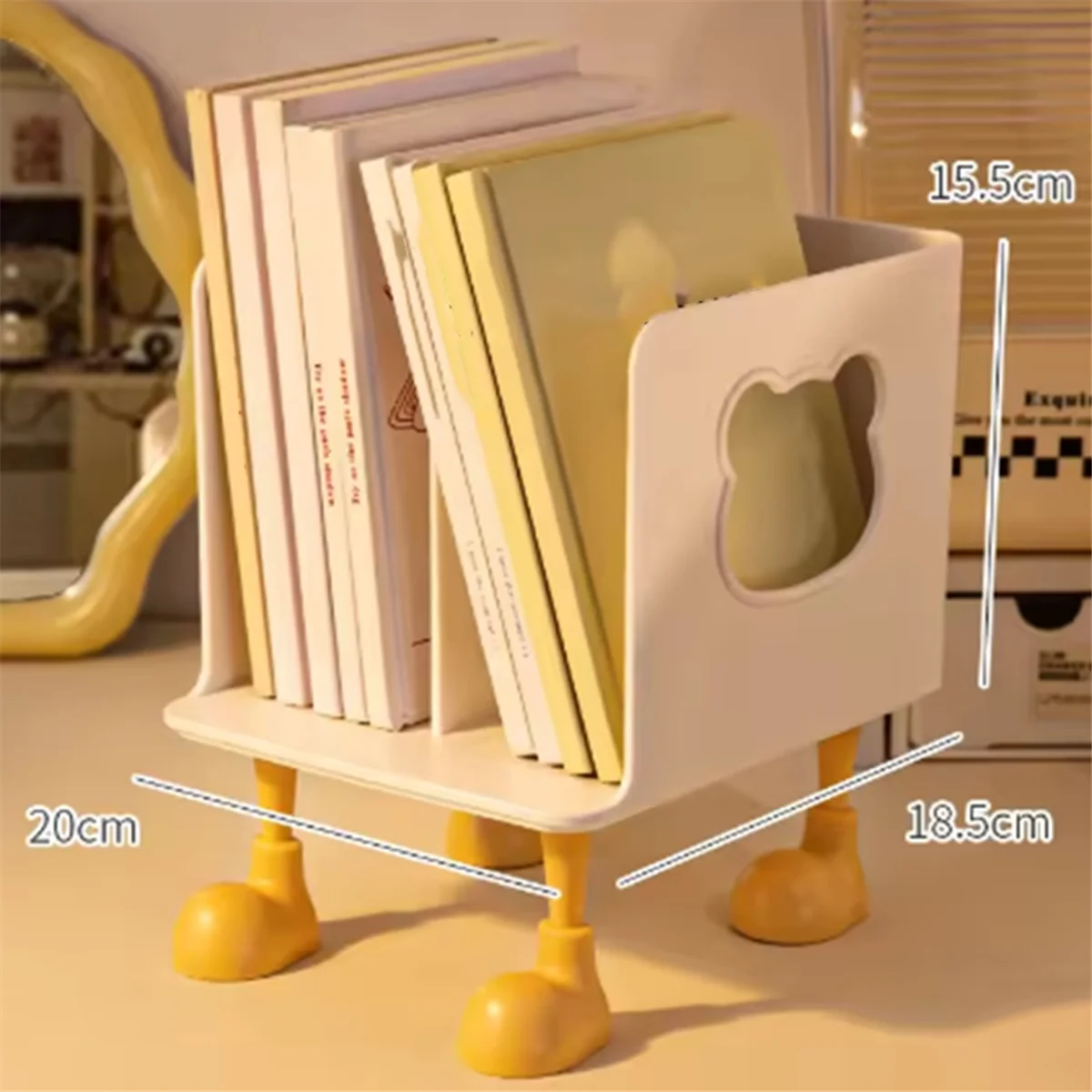 AA98 Desktop Book Stand, Layered Book Shelf, Office Miscellaneous Folder Storage Rack, Student Dormitory Storage Rack