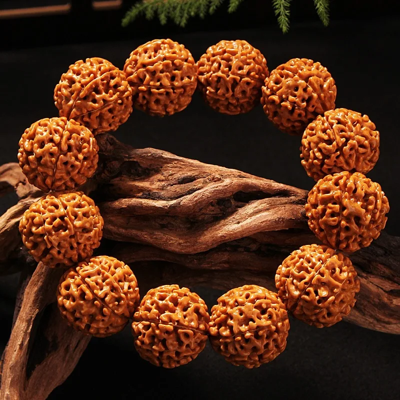 

Authentic Bodhi 's Full of Meat Jingang Pipal Tree Seed Buddha Beads Bracelet Men's and Women's 8 Eight