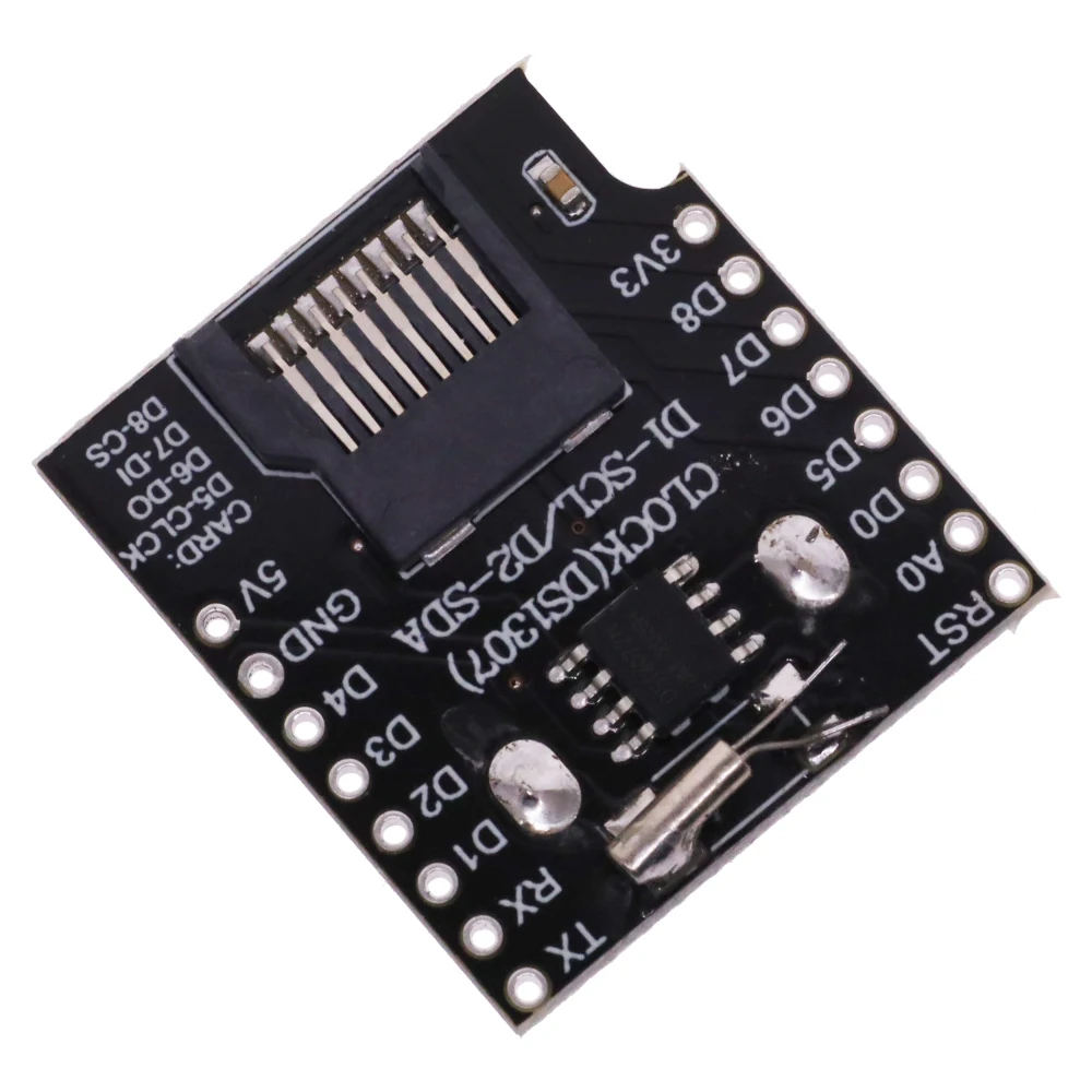 Picture 6: Micro SD D1 Mini Data Logger Shield + RTC DS1307 Clock For Arduino/Raspberry