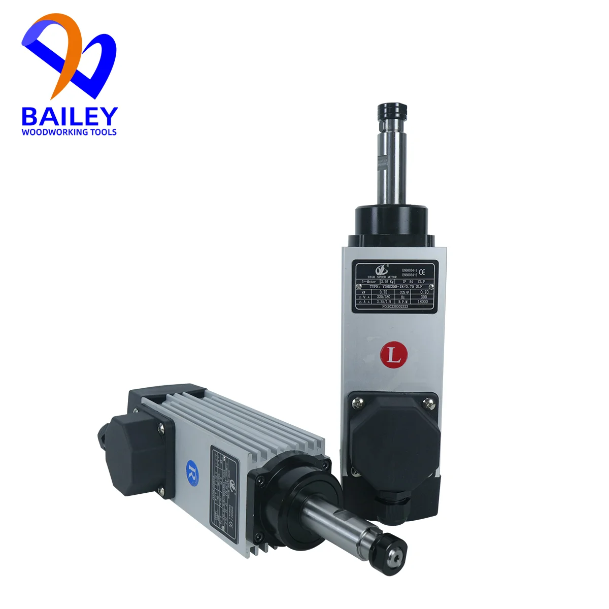 BAILEY 1PC RUNDWORDS High Speed 1.1KW 300HZ 18000RPM Trimming Motor for KDT Edge Banding Machine Woodworking Tool