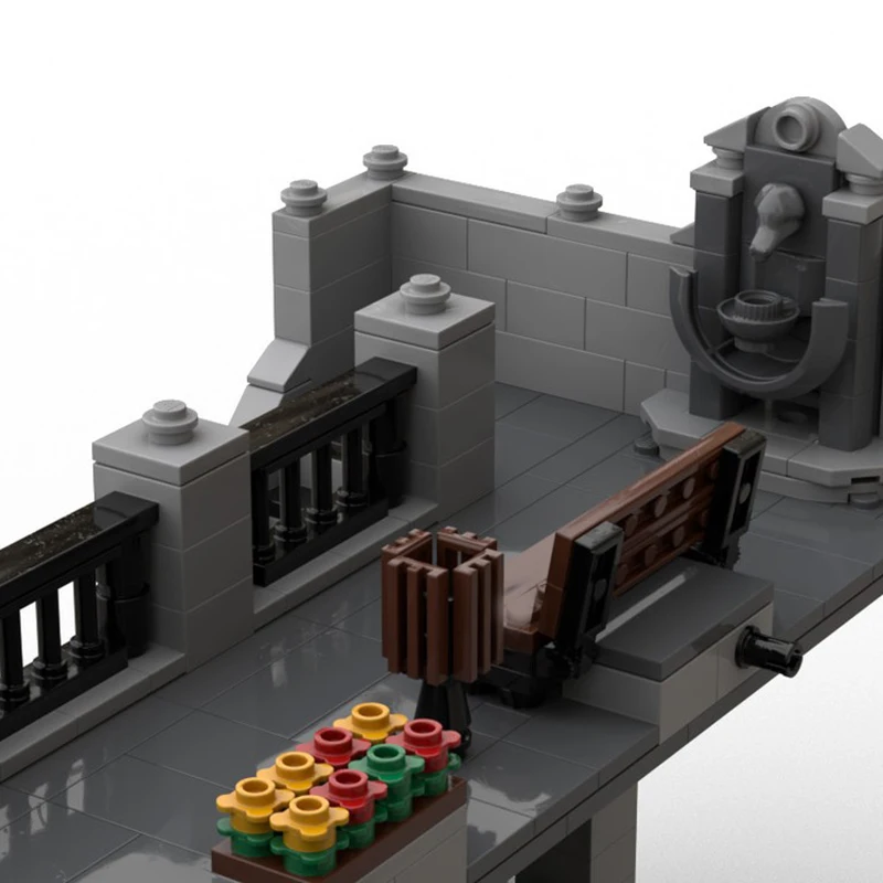 Modelo de construcción de ciudad Moc, ladrillos de construcción Modular, modelo de pasillo de París, tecnología, bloques Modulares, regalos, juguetes de Navidad, montaje DIY