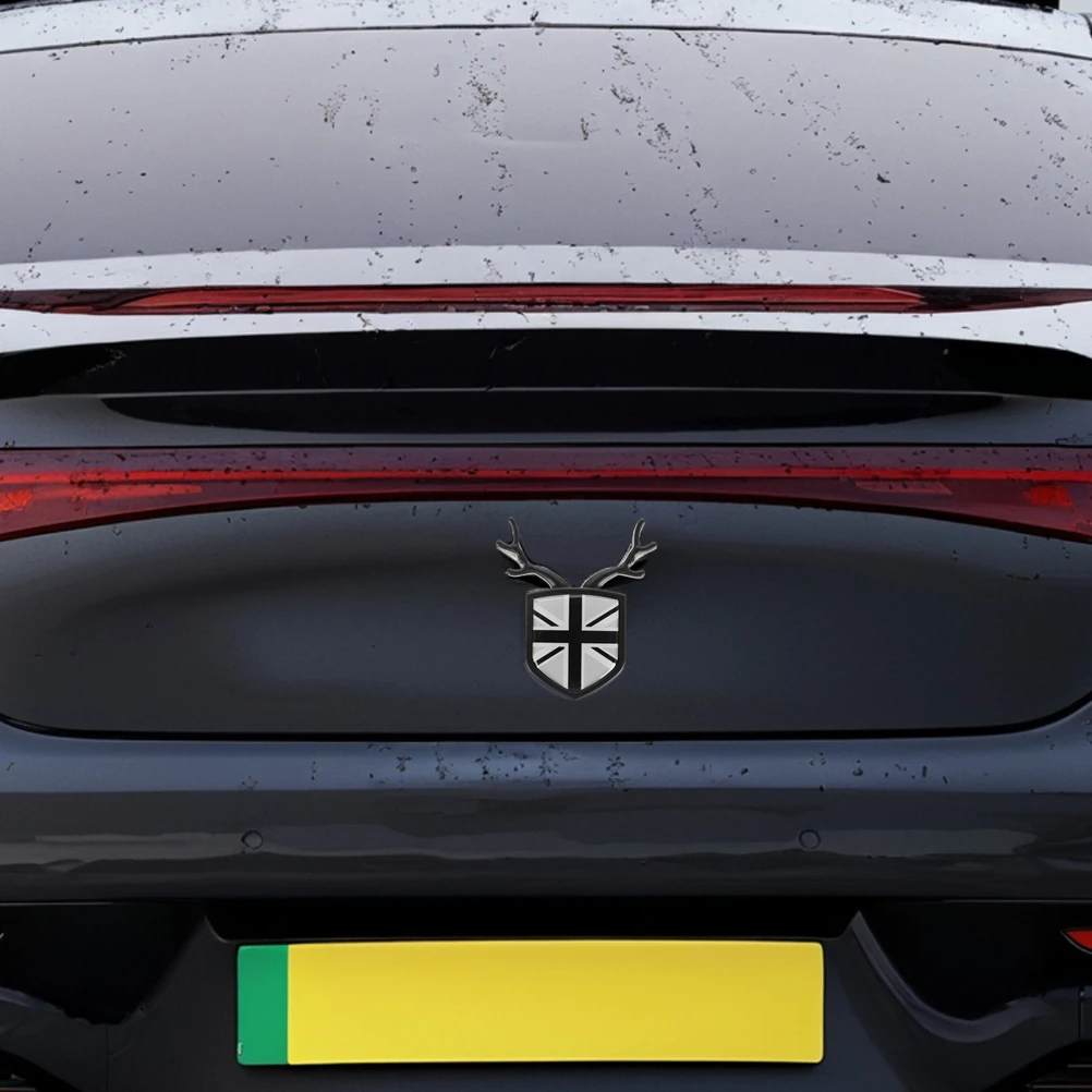 

2 PCS Car Stickers Badge Decals Automotive Decorative Side Label Abs Badges Emblems British