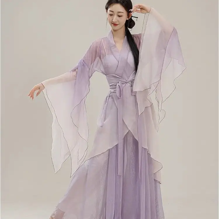 

Classical Dance Dress, Super Immortal National Style, Gradual Body Rhyme Dress, Large Swing Skirt, Chinese Dance Art Examination
