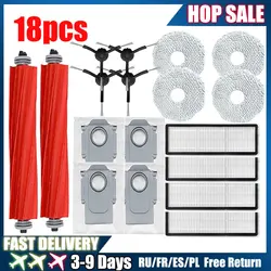 Replacement for Roborock Qrevo Pro / Qrevo MaxV / Qrevo S P10 Pro Robot Vacuum Cleaner Roller Dust  New accessories