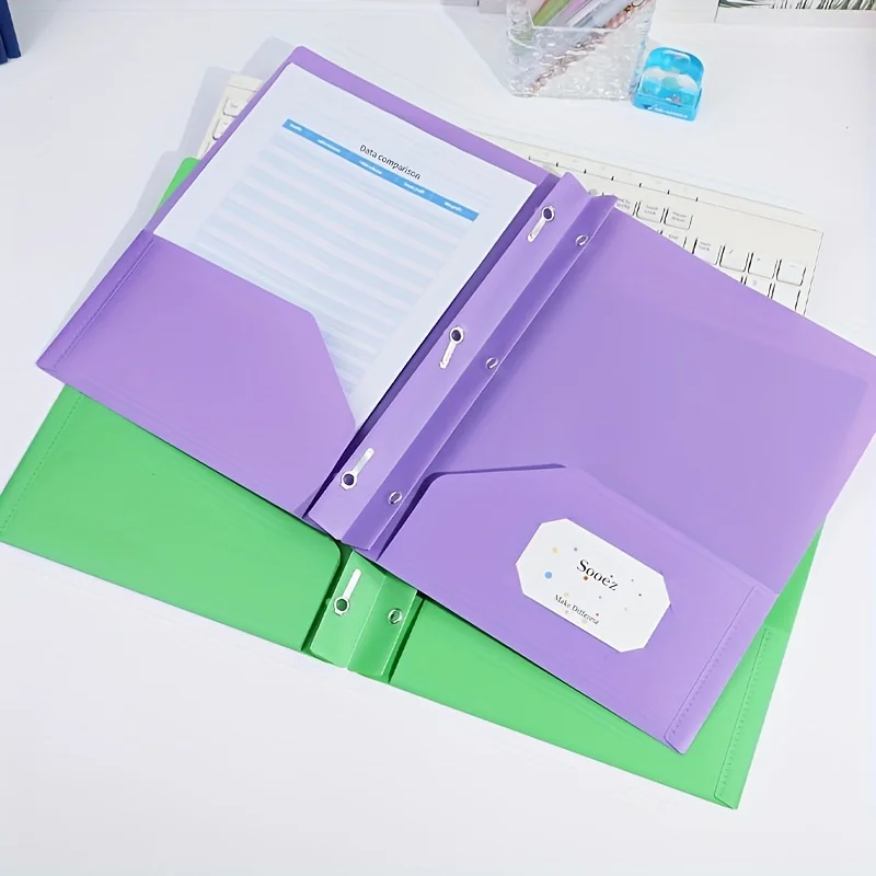 

Папка из полипропилена, зажим для пуголовок, сумка для файлов с двойным карманом, папка для отчетов в американском стиле