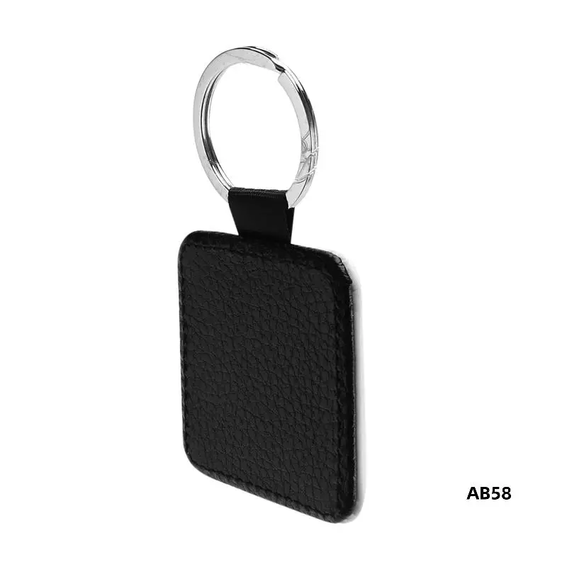 

48 шт., брелок для сублимации, брелок из искусственной кожи, брелок для ключей с теплопередачей, брелок для ключей, сублимационные брелоки, сделай сам, ремесло