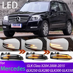 Dynamic Scroll LED Turn Signal Light Sequential Rearview Mirror Indicator Blinker Light For Mercedes Benz GLK Class X204 2008-15