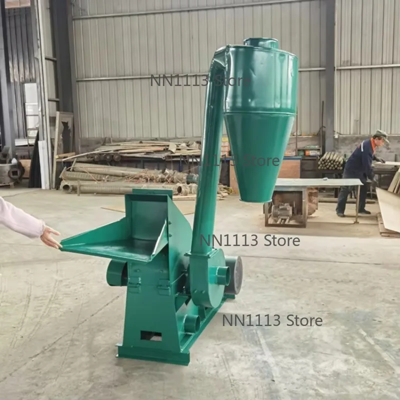380V Electric Motor  Pig Feed Crusher Machine 4.5 Ton/H Capacity Wet Material Maize Meal Straw Bale  Crusher
