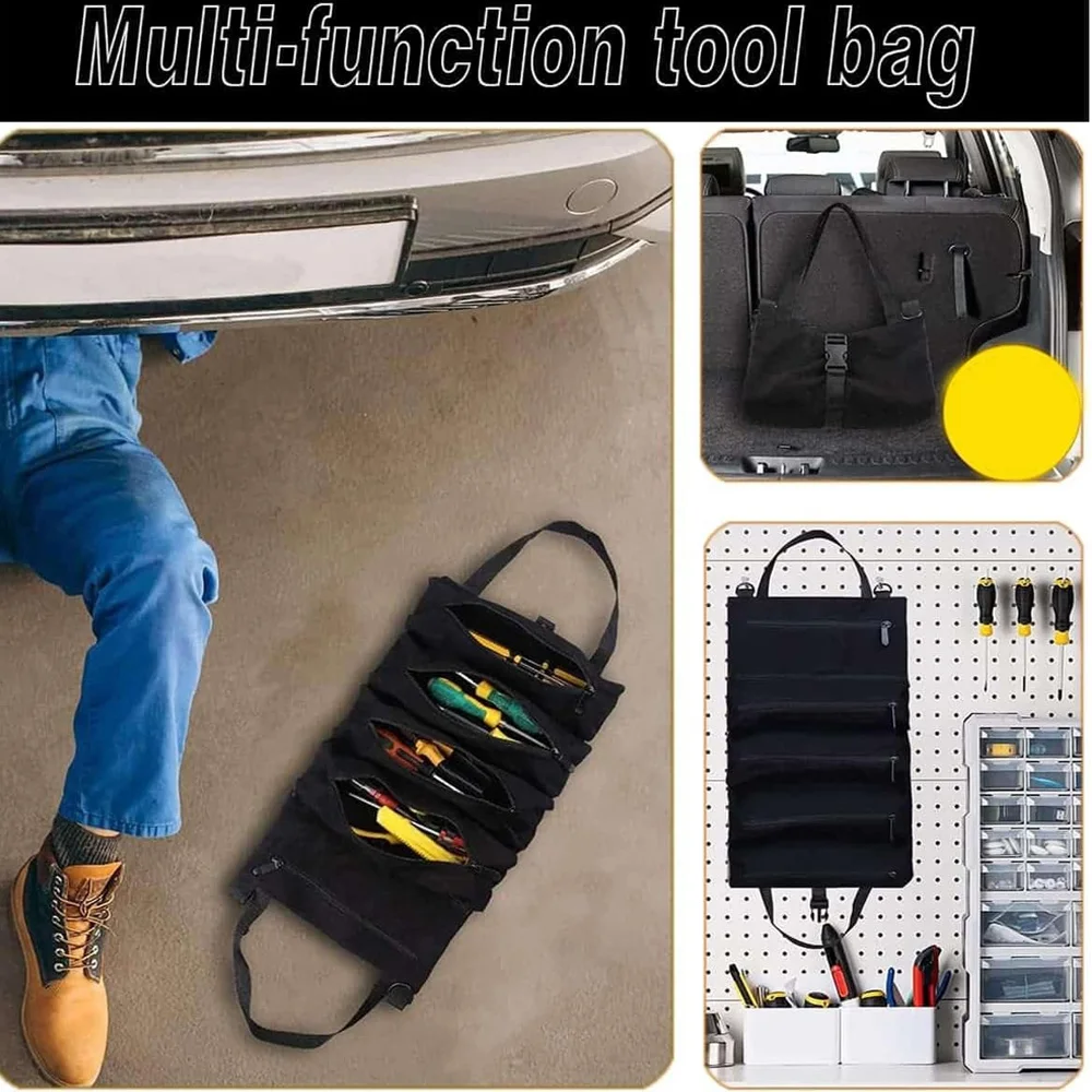 حقيبة أدوات جديدة حقيبة تخزين أدوات التمرير مناسبة للعمال المهندسين أدوات الصيانة التخييم حقيبة متعددة الوظائف قابلة للفصل