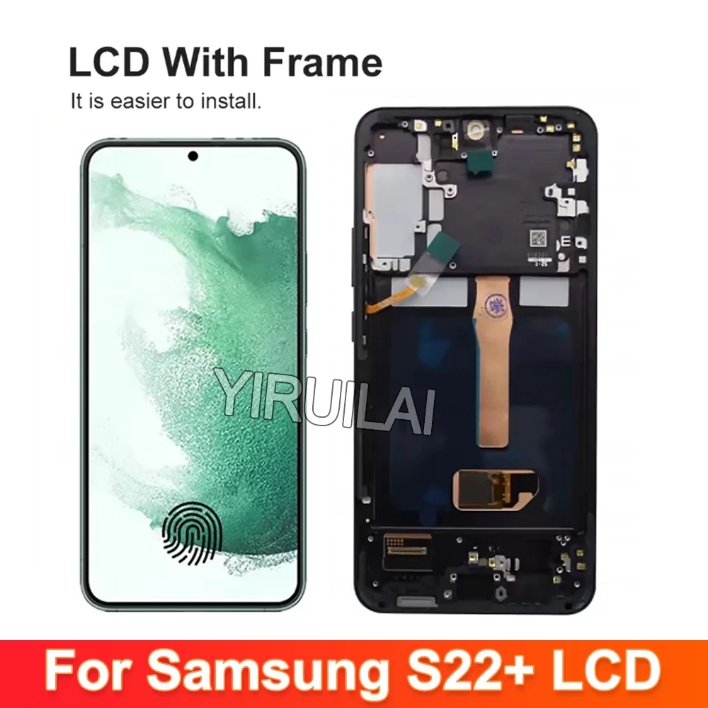 OLED For Samsung Galaxy S22 Plus SM-S906U S906E S906BN LCD Display Touch Screen Digitizer Assembly Replacement