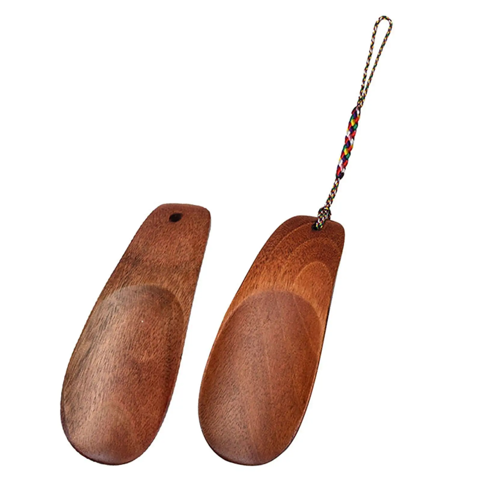 ملعقة حذاء خشبية للسفر، لبيسة حذاء صغيرة قوية ومدمجة لكبار السن #2