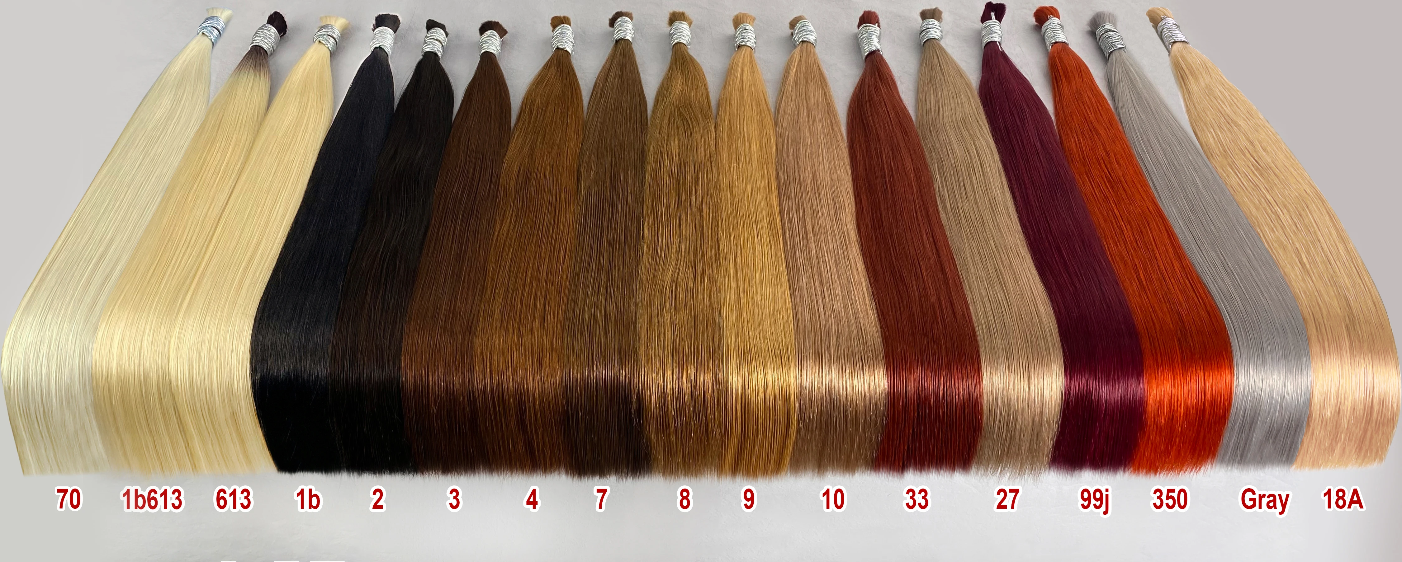Bulk Hair 100% Real Human Hair Machine Made Virgin Remy Straight Hair Bulk 18-30inch 100g Natural Blonde Hair Extension No Weft
