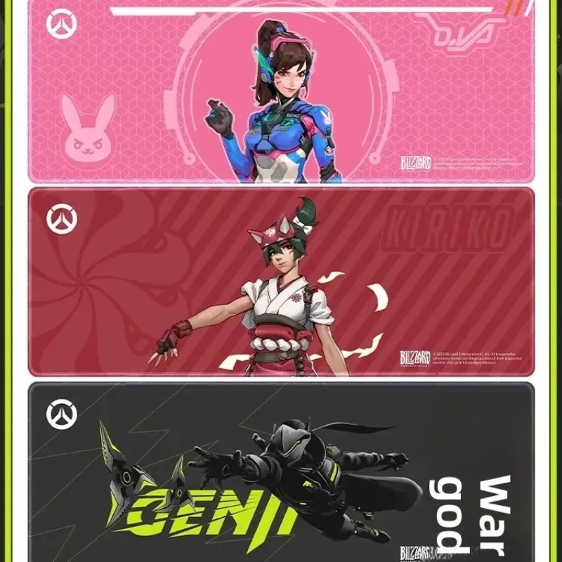 Blizzard Overwatch Gaming Mouse Pad Soft Surface D.Va Kiriko Genji Anti-pollution E-sports MousePad Gaming Accessories