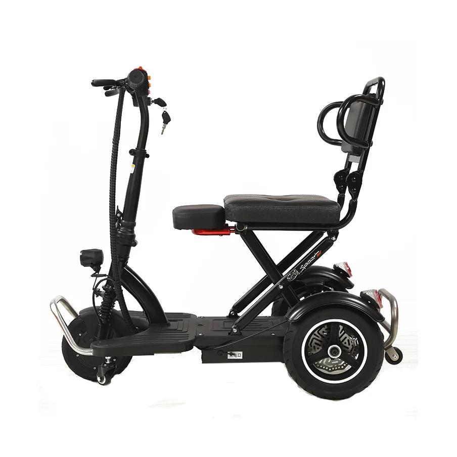 2021 latest hot-selling wholesale and retail cheap folding e-trikes adult fat electric handicapped disabled tricycle