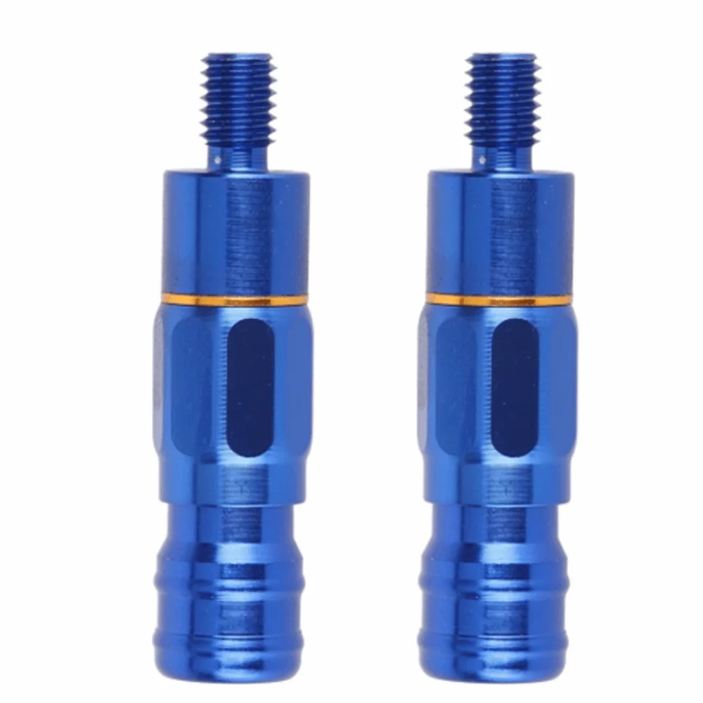 2PCS Aluminum Alloy Rod Pod Connector 8MM Screw 3 Colors Fishing Rod Connector Lightweight One-Piece Landing Net Connector