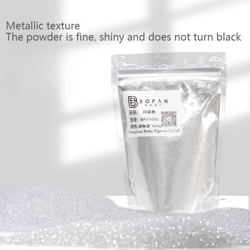 

100g Glitter Powder/Handmade DIY Wall Surface Decoration Diatom Mud Real Stone Paint Sequined Latex Paint High Glitter Powder
