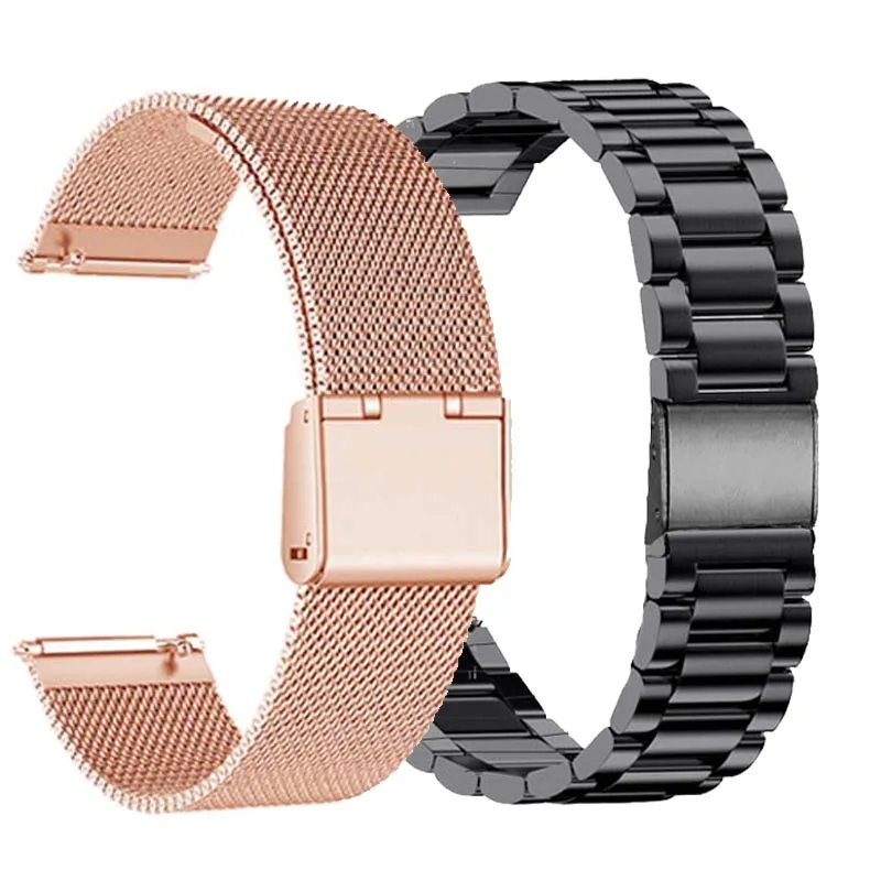 22MM Watchband For Haylou GST Lite Bracelet Stainless Steel Strap Haylou Watch S8 R8 RS5 Solar Plus RT3 RT2 Metal Watchband