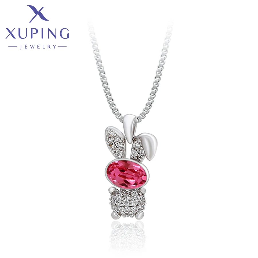 Xuping Jewelry Fashion New Crystals Pendant Necklaces for Girl Baby Brithday Gift A00497725