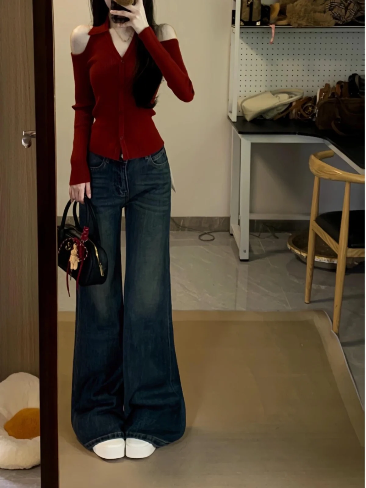 

Sweaters Jumpers Cardigans Womens Cardigan Unique Blended Yarn Colorful Sleeve Mid-Length Evening Date Romantic Fashion Elegant