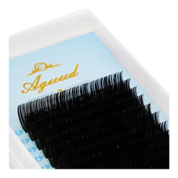 AGUUD C CC D DD Eyelash Extension Individual Premium Fake Mink Silk Lashes Extension Supplies Regular Eyelashes for Professional