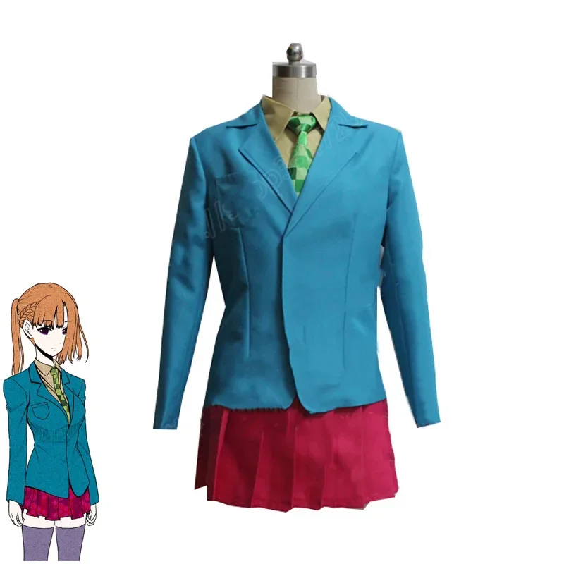 Game Your Turn to Die Chidouin Sara Cosplay Costume Cute Jk School Uniforms Coat Shirt Skirts Halloween Party Suit Custom Made M