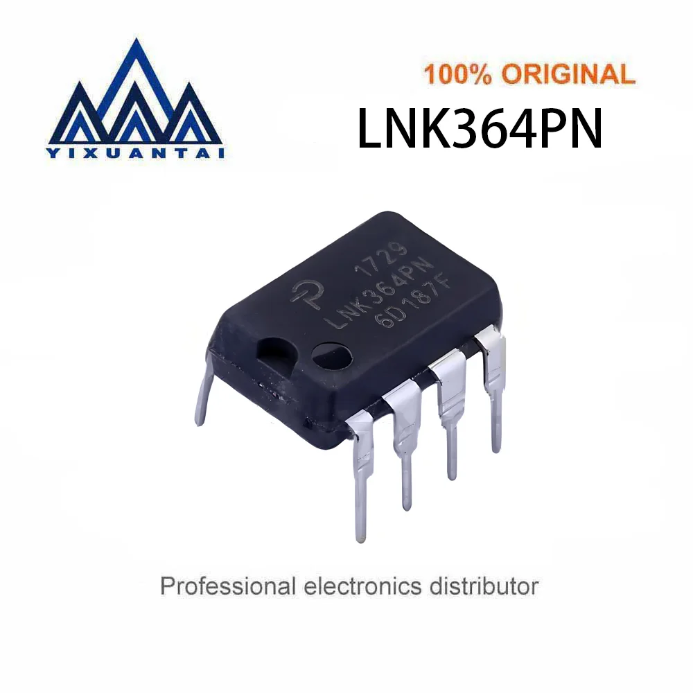 10pcs/Lot  LNK364PN【 IC OFFLINE SWITCH FLYBACK 8DIP  DIP-7 】New and Original