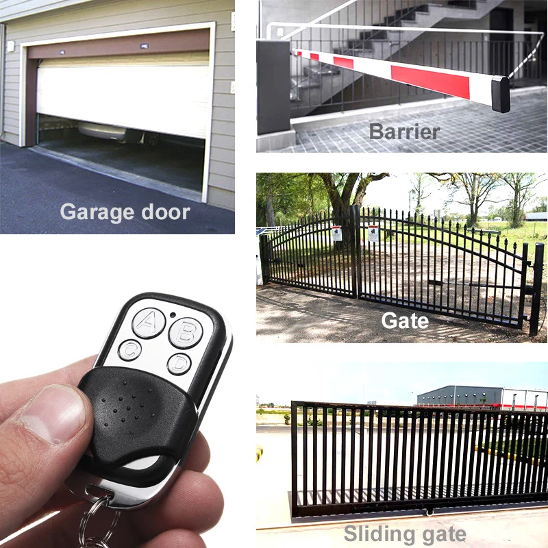 ROGER H80 TX22 E80 TX54R TX52R M80 TX44R Remote Garage Door Opener Barrier Gate Control ROGER Remote Control 433.92Mhz