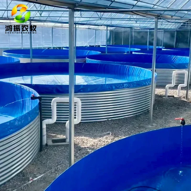

Tanques Para Piscicultura / Water Storage Tank Reservoir Pressure Vessel-Professional Fish Farming Equipment Galvanized