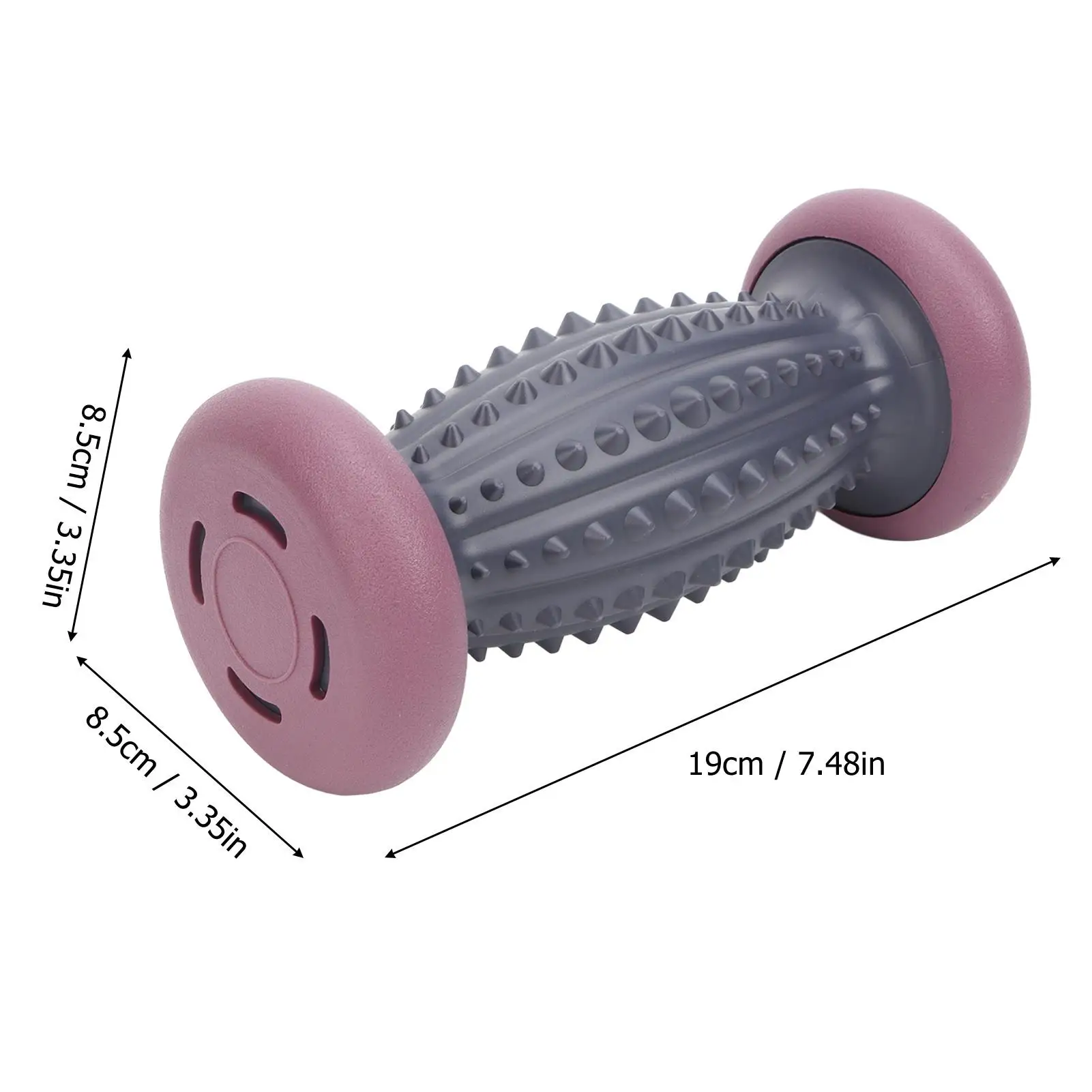 PE Foot Massager Roller for Reflexology - Boost Circulation & Relax Muscles, Alleviate Discomfort with Middle Hump Design