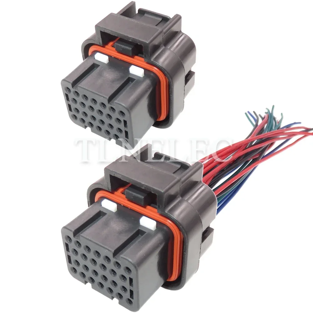 

26 Pin Way Auto Wire Cable Sealed Socket with Wires Automobile Connector Assembly 1473416-1 1-473712-1