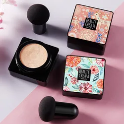 Natural concealer Air Cushion Mushroom Head  CC Cream Waterproof Moisturizing Brighten Skin Tone BB Cream Foundation Makeup