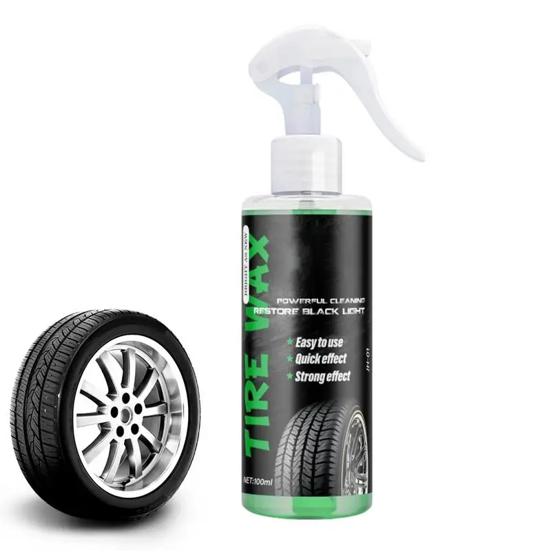 

Sprayable Car Tire Shine Cleaner Wheel Cleaner Effective Tire Shine Cleaner Safe Travel-Friendly Tire Cleaner For Stubborn Oil