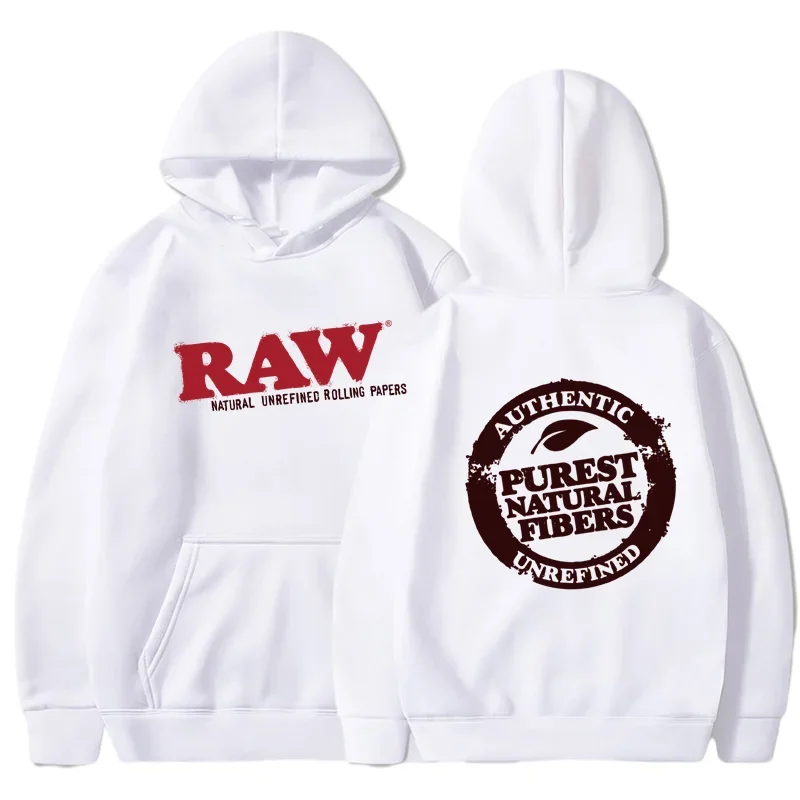

RAW Fashion Hoodie Men's Sweatshirt Polar Fleece Hooded Harajuku Hip Hop Casual Men's Ladies Hoodie High Quality Pullover Hoodie