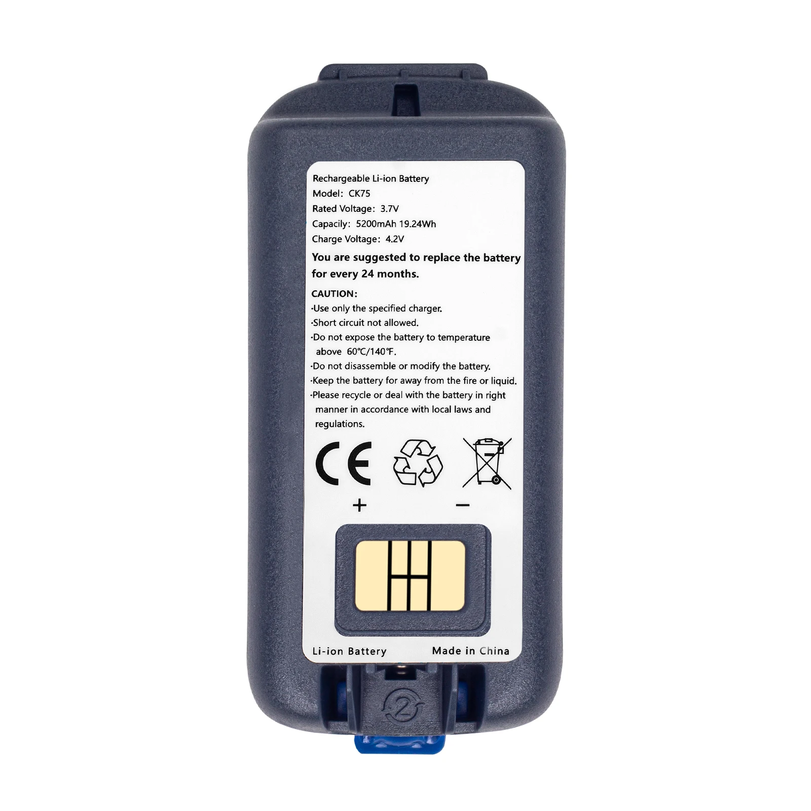 Barcode scanning collector battery For Intermec EDA60K CK65 CK70 CK71 CK75 CK3 CK3R CK3X AB17 AB18 50135498-002 318-034-034