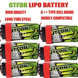 GTFDR 2S 7.4V 7.6V HV 9400MAH 8400MAH 8200MAH 7200MAH 6200MAH 5200MAH 7000MAH Shorty per 1/8 1/10 Buggy Truggy Car Drone FPV