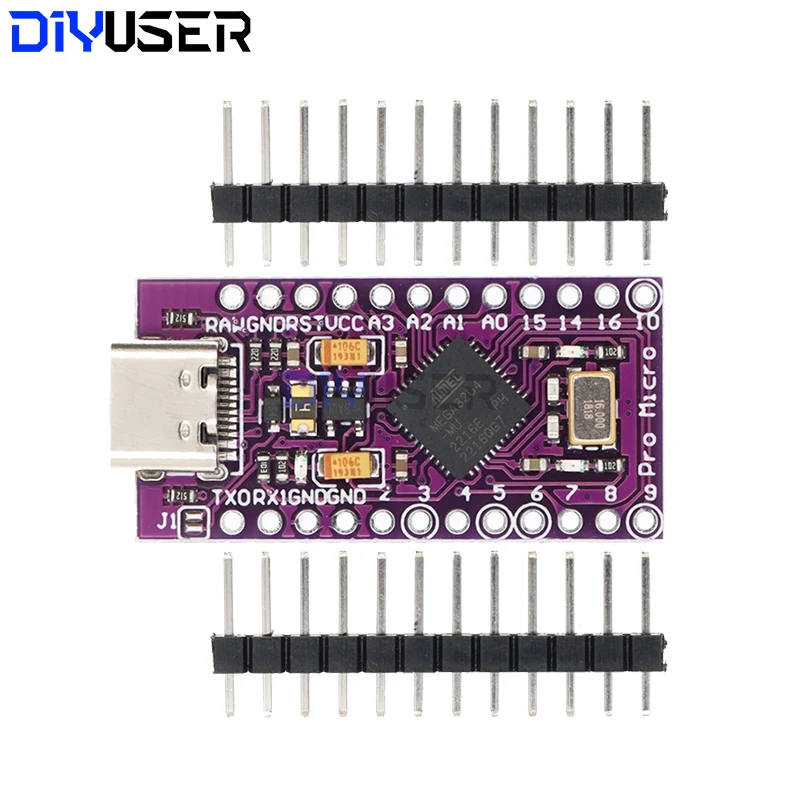 MICRO/MINI/TYPE-C USB ATMEGA32U4 Module 5V 16MHz Board For Arduino ATMEGA32U4-AU/MU Controller Pro-Micro Replace Pro Mini