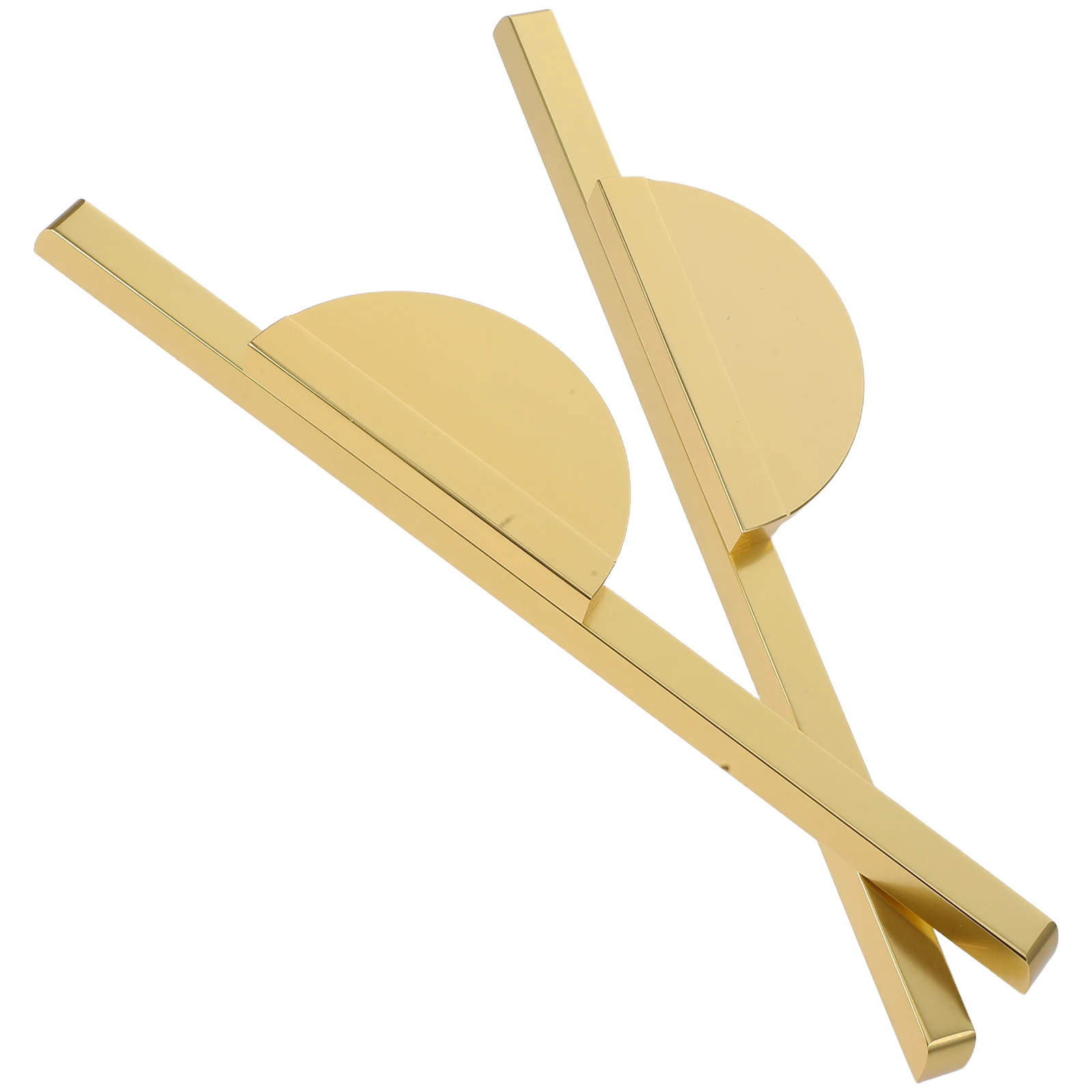 

2Pcs Time Saving Half Moon Drawer Handles Durable Aluminum Pulls for Modern Kitchen Cabinets Wardrobe Vanity Knobs