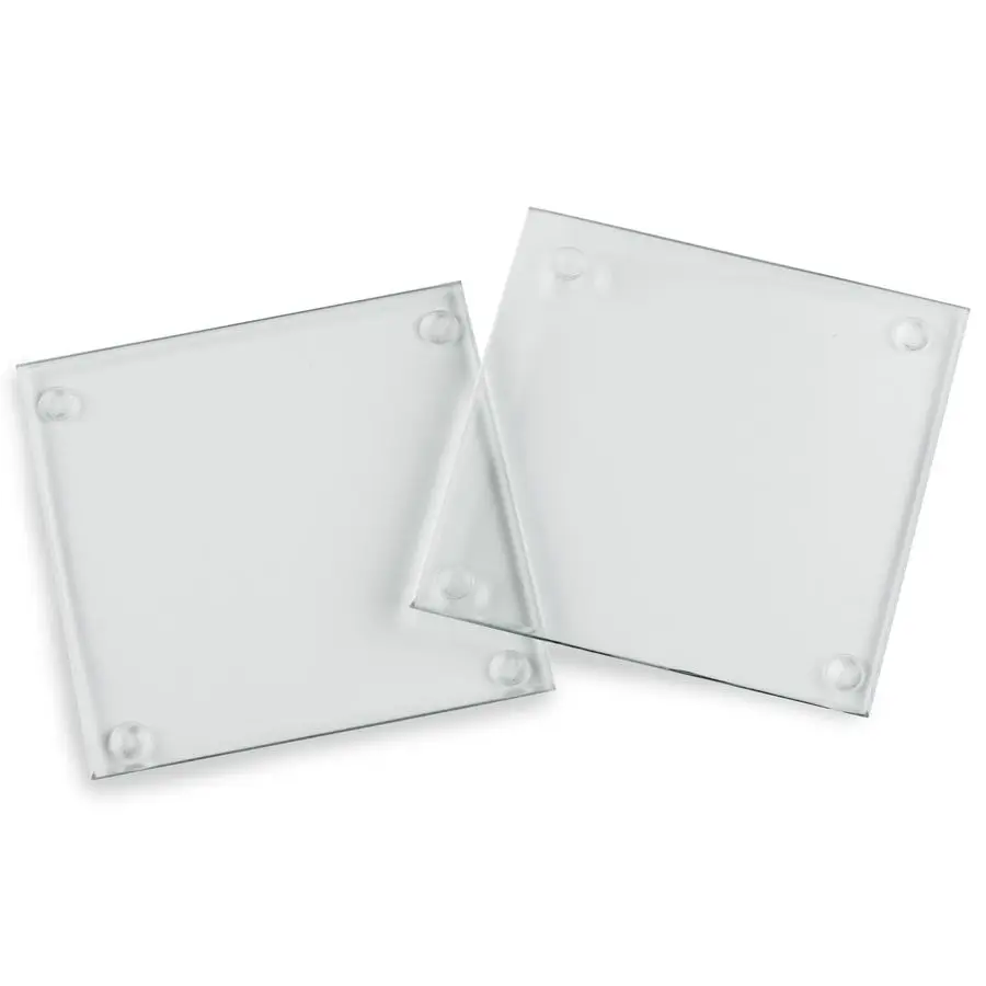 

Прозрачные стеклянные подставки для напитков, набор из 48 сублимационных заготовок своими руками для подставок для напитков, свадебных сувениров, домашнего декора, подарков для свадебного душа,