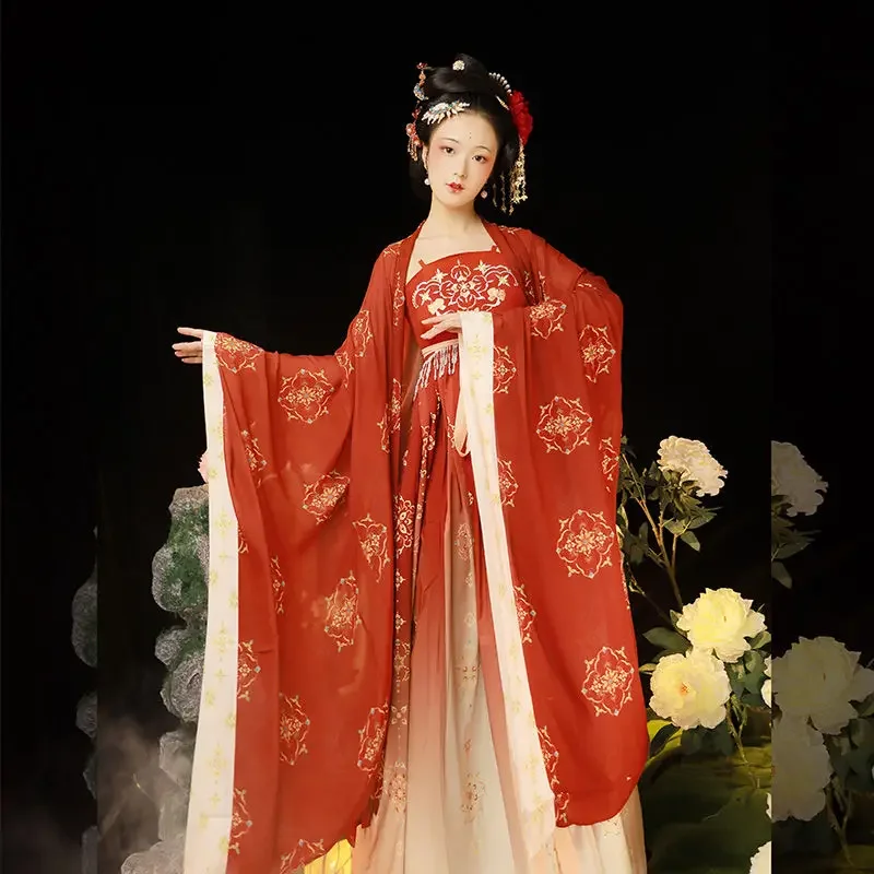 Hanfu (dinastia Tang) Cosplay cinese Hanfu fata vestito gonna cinese antico Costume cinese Vestido Hanfu