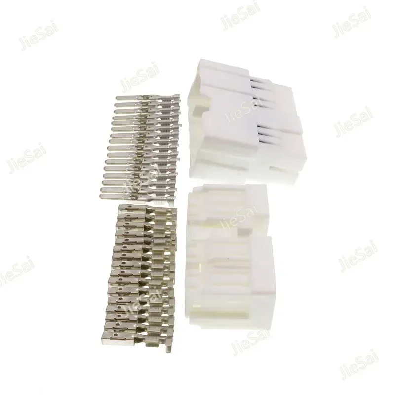16 Pin 1674009-1 Female Male Car Wndow Lifter Wire Socket Connector For Nissan