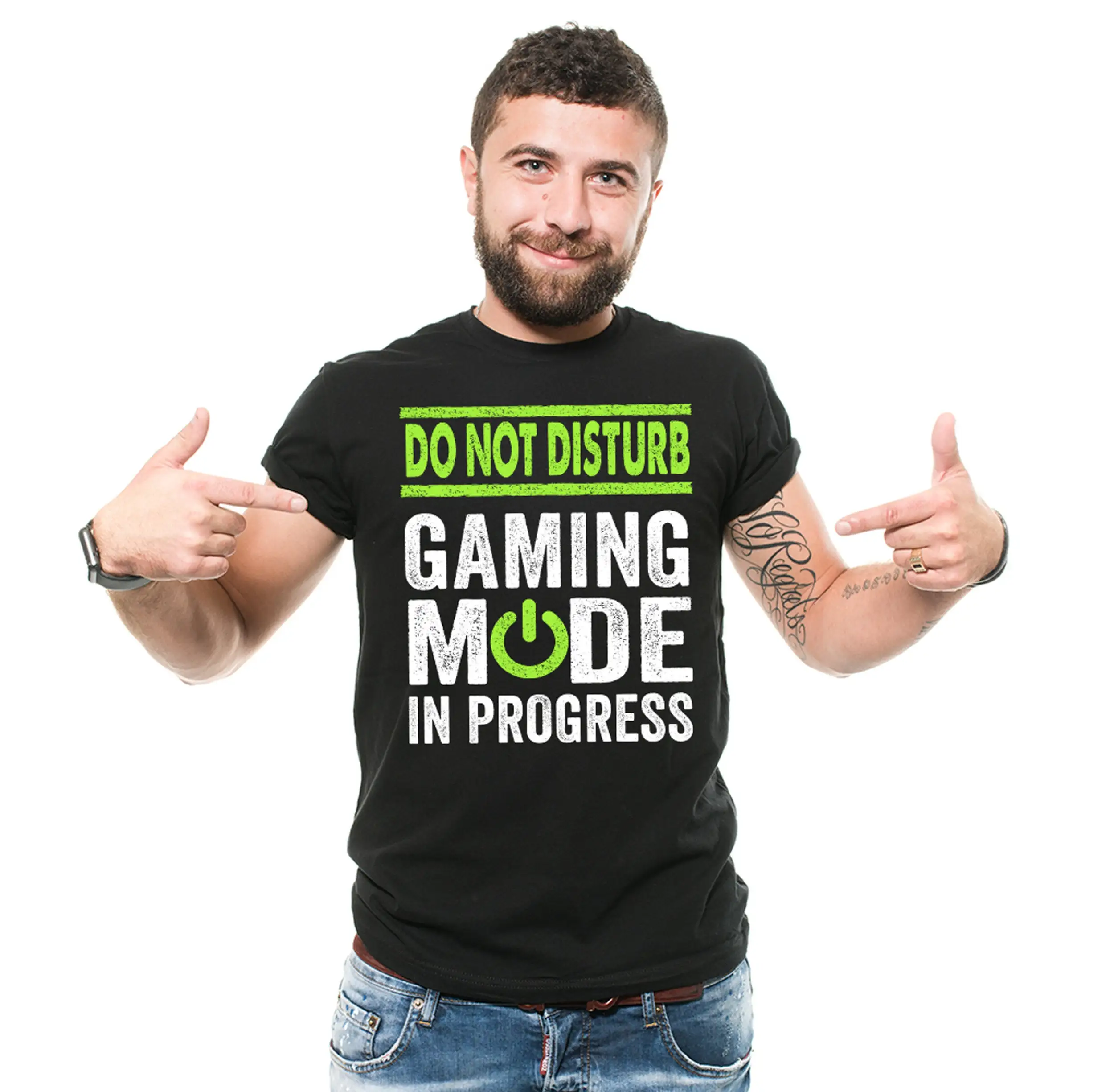 Смешная футболка «Не беспокоить», игровой режим S, идеи для геймеров с надписью «юмористик»