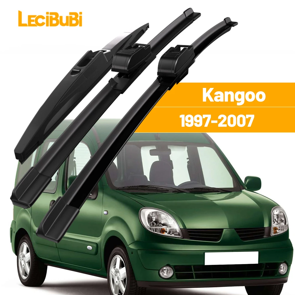 

Для Renault Kangoo 1997-2007 1 комплект, щетки стеклоочистителя переднего и заднего стекла, дворники 2000 2001 2002 2003 2004, аксессуары
