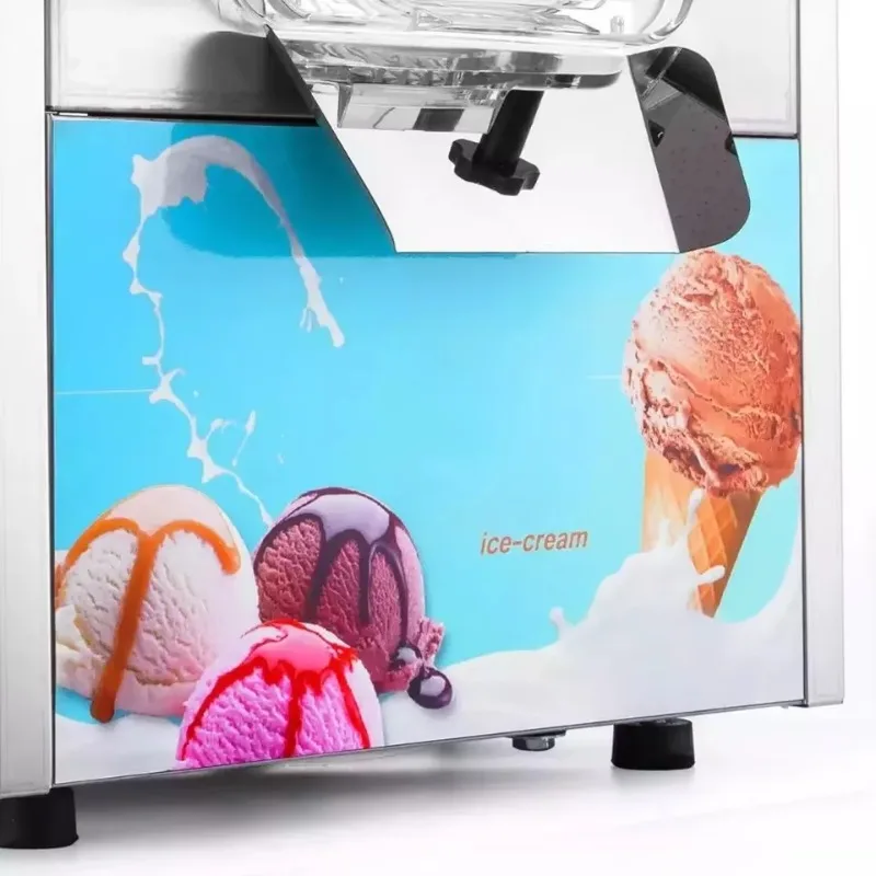 ماكينة صنع الآيس كريم الصلبة على الطاولة التجارية ماكينة صنع الآيس كريم الصلبة التركية بفريزر الدفعة #4